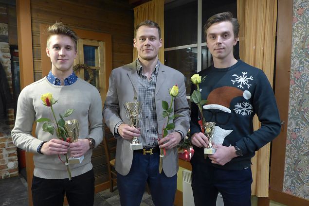 2017.a. parimad meessportlased meisterlikkuse alusel: Roland Jaamu, Peeter Alver, Marken Murdla 
